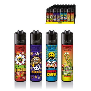 Зажигалка Clipper™ Hippie #15