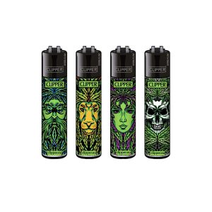 Зажигалка Clipper™ Leaf Faces