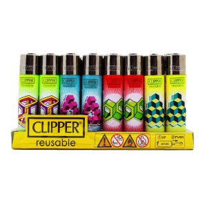 Зажигалка Clipper Optic Illutions