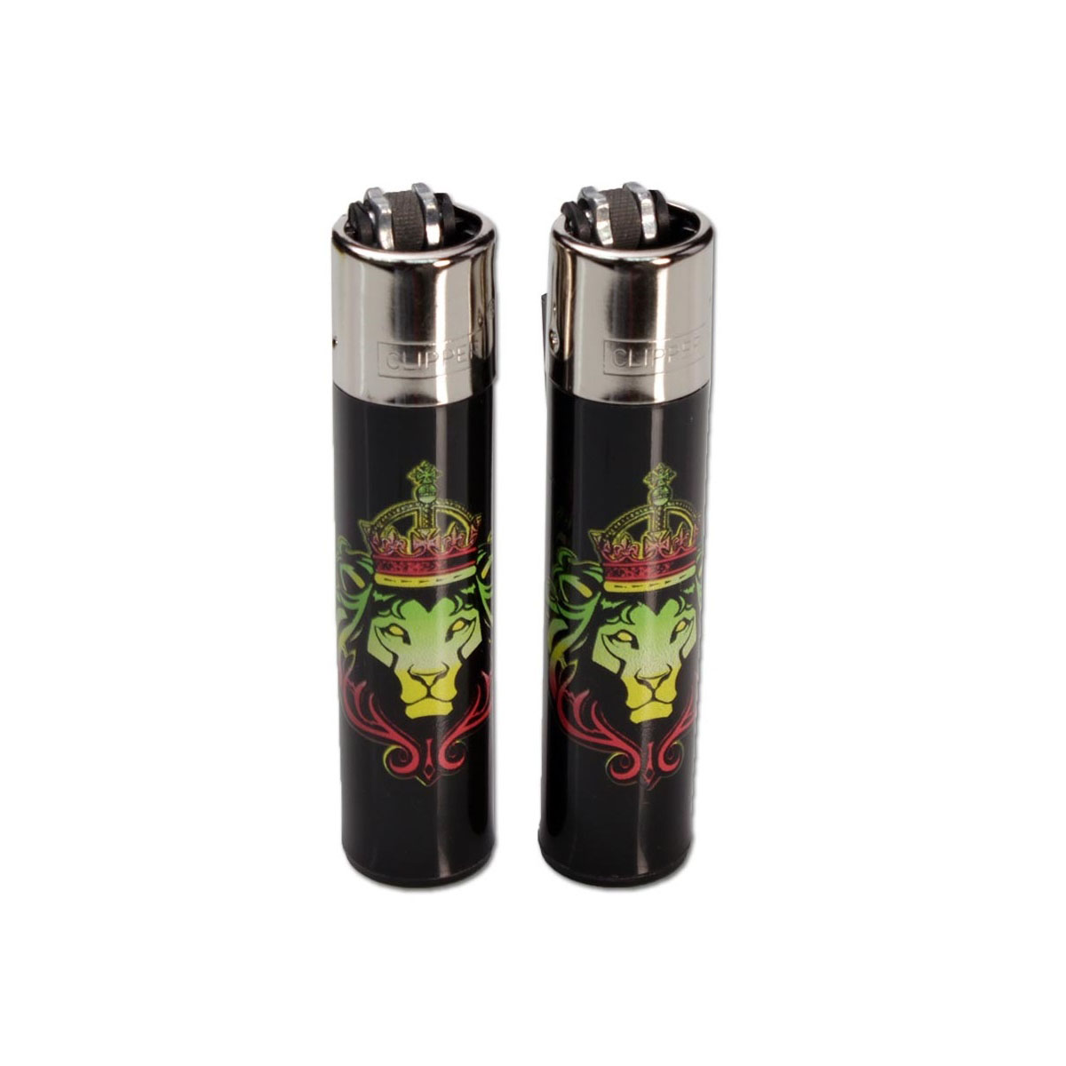 Зажигалка Clipper™ Rasta Lion