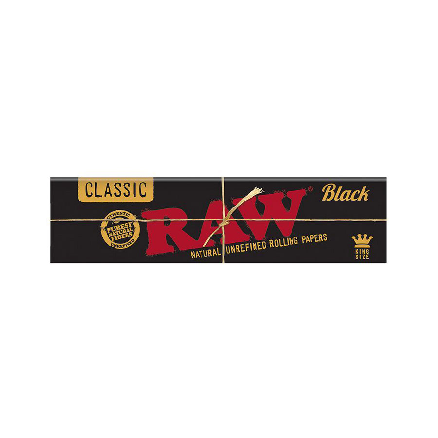 Бумажки RAW King Size Black