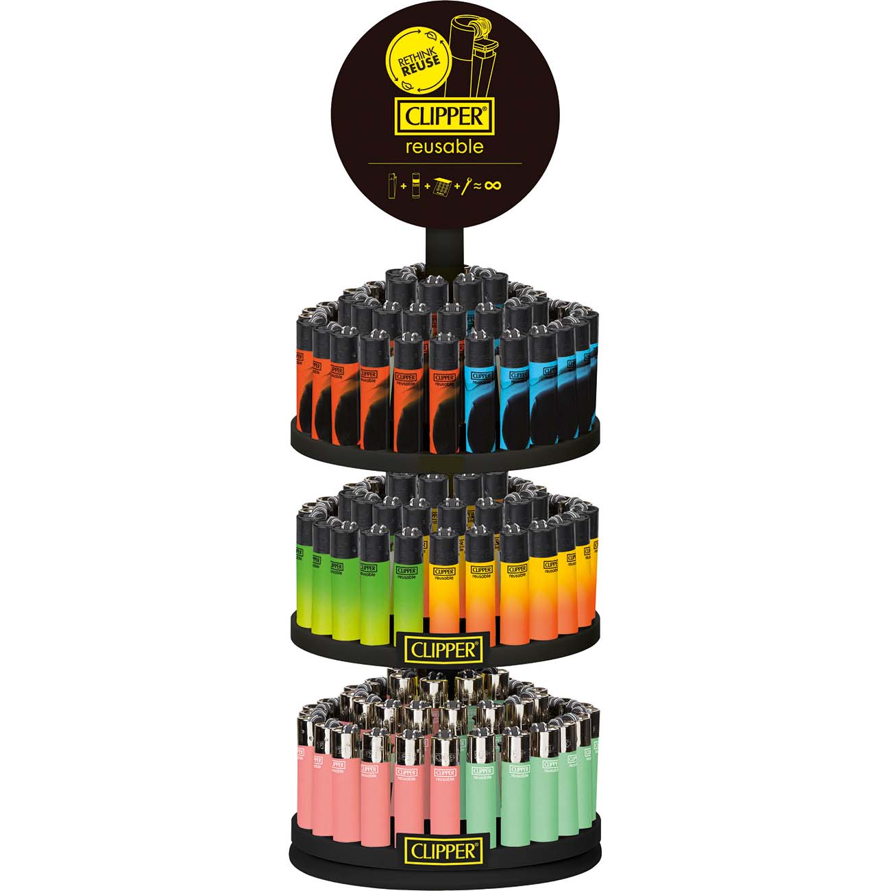 Зажигалка Clipper Micro Colors