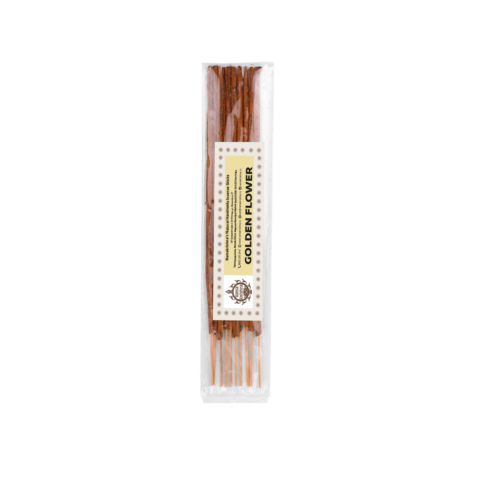 Благовония Ramakrishna Golden Flower 20 гр