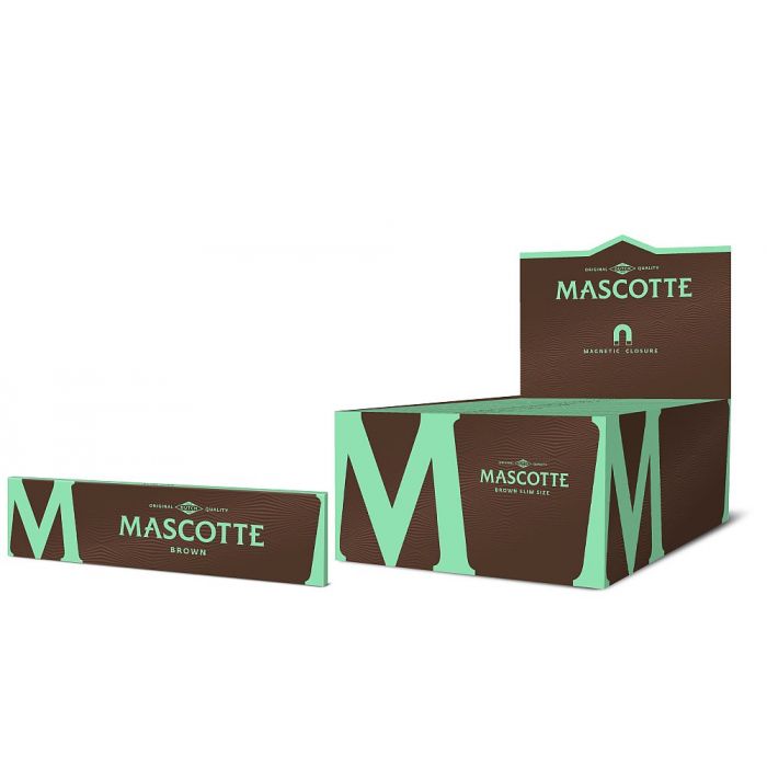 Бумажки Mascotte Brown Slim Size