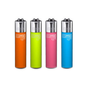 Зажигалка Clipper™ Soft Touch Fluo